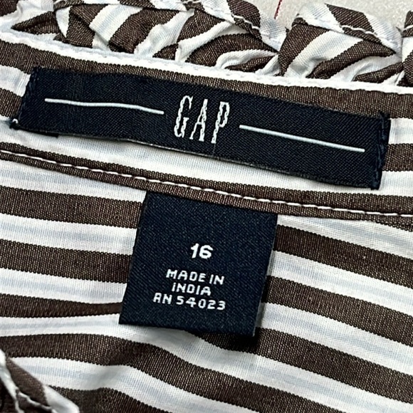 GAP Black and White Striped Blouse - Picture 9 of 16